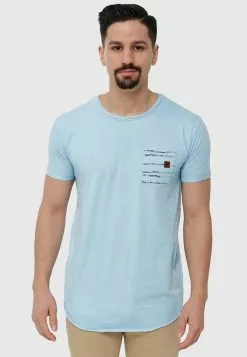 INDICODE JEANS MORAN - T-shirt Imprimé - Blue Wave