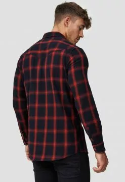 INDICODE JEANS ALTIN - Chemise - Tomato -INDICODE JEANS Boutique 57279e17ef0f4ec782c6f82d2f8fc2c9