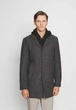 INDICODE JEANS PADILLA - Manteau Court - Light Grey