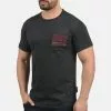 INDICODE JEANS IDPAXTON - T-shirt Imprimé - Charcoal