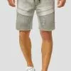 INDICODE JEANS MIT ELASTISC - Short En Jean - Light Grey