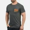 INDICODE JEANS IDPAXTON - T-shirt Imprimé - Mottled Dark Grey