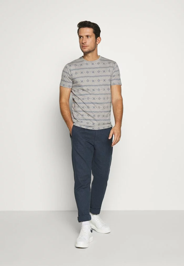 INDICODE JEANS CANNES - T-shirt Imprimé - Grey 2 INDICODE JEANS CANNES - T-shirt Imprimé - Grey – Image 2