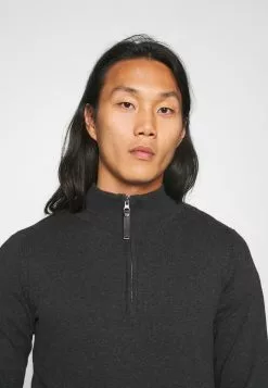 INDICODE JEANS ANCONA - Pullover - Charcoal Mix -INDICODE JEANS Boutique 582e6201ba684348b19eaaeb1b5578b5