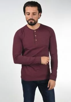 INDICODE JEANS IDGIFFORD - T-shirt à Manches Longues - Dark Red