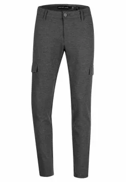 INDICODE JEANS SUPER STRETCH ECKHART - Pantalon Cargo - Charcoal Mix -INDICODE JEANS Boutique 58b94b3acfa44abf8699f785376f1d19