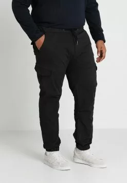 INDICODE JEANS LEVI PLUS - Pantalon Cargo - Black
