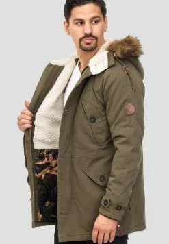 INDICODE JEANS Veste D'hiver - Dark Green -INDICODE JEANS Boutique 595205db131a4571b64c410f5ad4fe0d