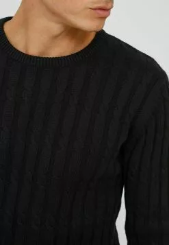 INDICODE JEANS IDPAULETTA - Pullover - Black -INDICODE JEANS Boutique 595ef21b95eb44b18a2460d448557fdf