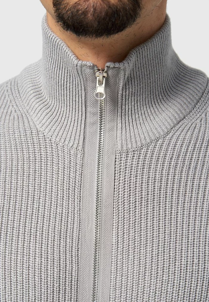 INDICODE JEANS DODSON - Gilet - Lt Grey Mix 4 INDICODE JEANS DODSON - Gilet - Lt Grey Mix – Image 4