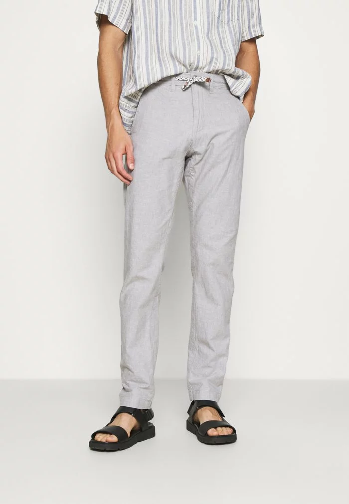INDICODE JEANS GALLEGOS - Pantalon Classique - Grey 1 INDICODE JEANS GALLEGOS - Pantalon Classique - Grey