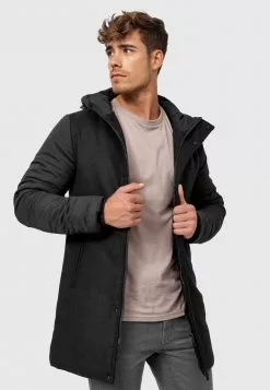 INDICODE JEANS Parka - Charcoal Mix -INDICODE JEANS Boutique 5a99061e6e3c40c3ab2cf27926aeedde