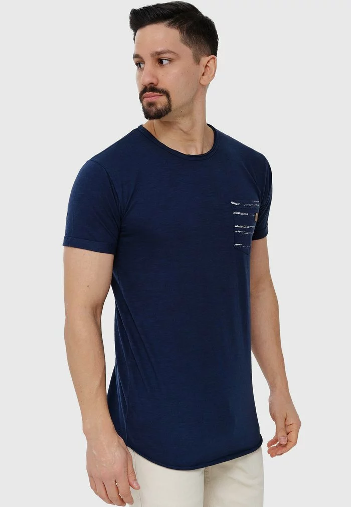 INDICODE JEANS MORAN - T-shirt Imprimé - Navy 4 INDICODE JEANS MORAN - T-shirt Imprimé - Navy – Image 4