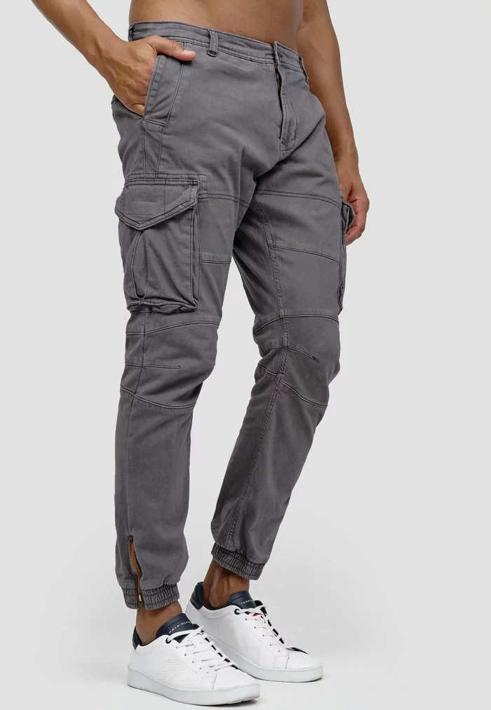 INDICODE JEANS HAWKINS - Pantalon Cargo - Dk Grey 3 INDICODE JEANS HAWKINS - Pantalon Cargo - Dk Grey – Image 3