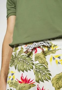 INDICODE JEANS FLOWERS - Short - Offwhite -INDICODE JEANS Boutique 5b928e1f36034f9fb09dcad3928f0283