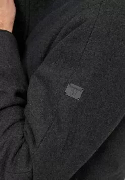 INDICODE JEANS MANTEL MARKS - Veste D'hiver - Charcoal Mix -INDICODE JEANS Boutique 5bac4a5e83624fdba7f1cc5a86a7ac22