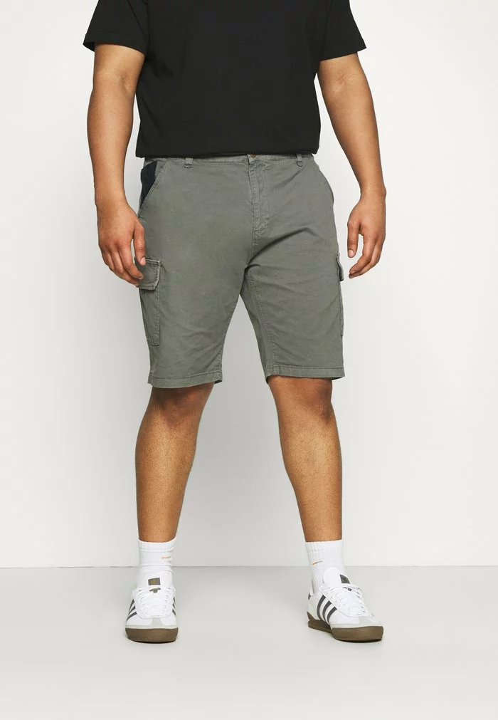 INDICODE JEANS ATHLONE PLUS - Short - Pewter 1 INDICODE JEANS ATHLONE PLUS - Short - Pewter