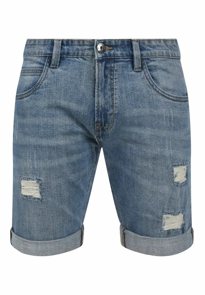 INDICODE JEANS IDHALLOW - Short En Jean - Blue Wash 4 INDICODE JEANS IDHALLOW - Short En Jean - Blue Wash – Image 4