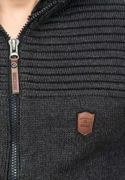 INDICODE JEANS Sweat à Capuche Zippé - Anthracite -INDICODE JEANS Boutique 5dc1455ee3b54ec3b6356a31f97dfbd8