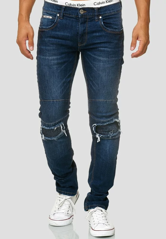 INDICODE JEANS NEVADA - Jean Slim - Blue 1 INDICODE JEANS NEVADA - Jean Slim - Blue