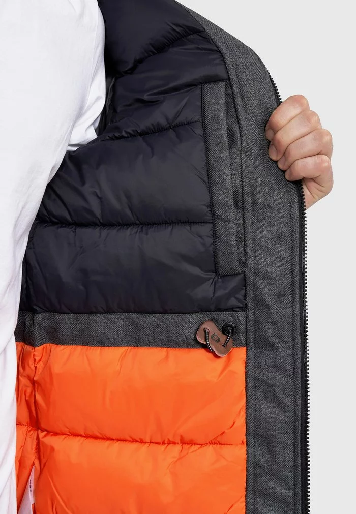 INDICODE JEANS Parka - Charcoal Mix 6 INDICODE JEANS Parka - Charcoal Mix – Image 6