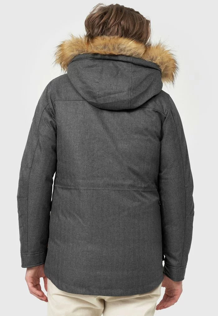 INDICODE JEANS Parka - Charcoal Mix 3 INDICODE JEANS Parka - Charcoal Mix – Image 3