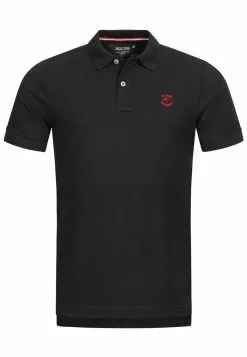 INDICODE JEANS WADIM - Polo - Black -INDICODE JEANS Boutique 5e7612b1a7834e7e88b7570c19e5e178