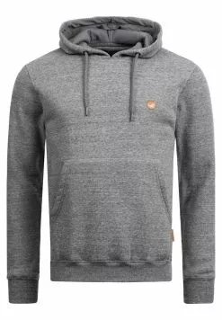 INDICODE JEANS Sweat à Capuche - Charcoal Mix -INDICODE JEANS Boutique 5f0b43a5da9048c1af8bda6af458448a