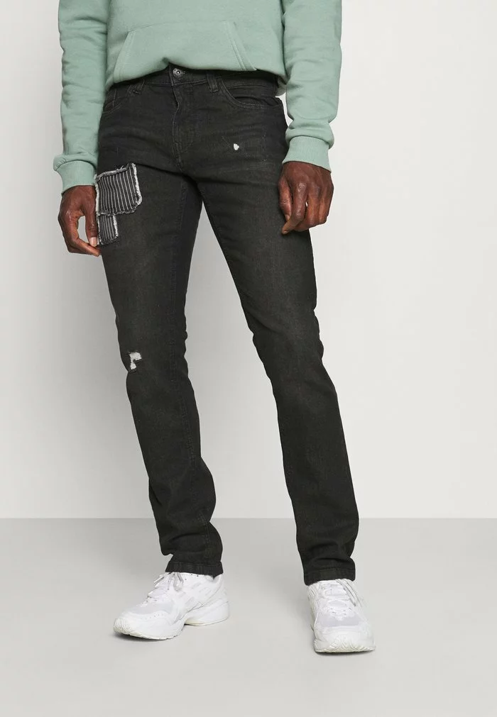 INDICODE JEANS TAYLOR - Jean Slim - Black 1 INDICODE JEANS TAYLOR - Jean Slim - Black
