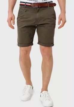 INDICODE JEANS Short - Dark Green