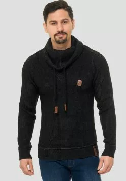 INDICODE JEANS KESHAWN - Pullover - Schwarz
