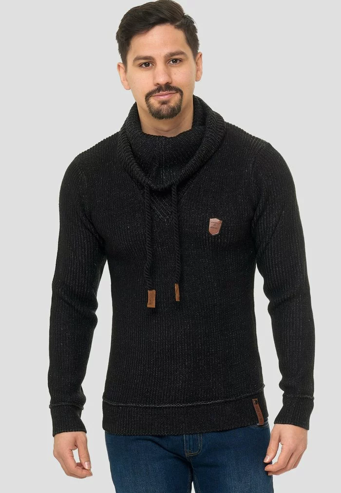 INDICODE JEANS KESHAWN - Pullover - Schwarz 1 INDICODE JEANS KESHAWN - Pullover - Schwarz