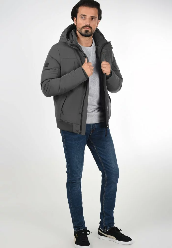 INDICODE JEANS IDMADOT - Veste D'hiver - Forged Iron 2 INDICODE JEANS IDMADOT - Veste D'hiver - Forged Iron – Image 2