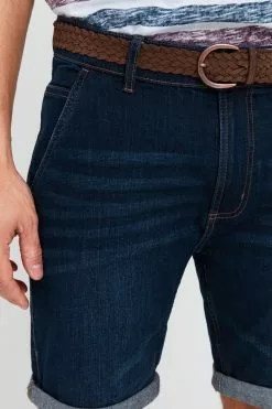 INDICODE JEANS IDQUINCY - Short En Jean - Dark Blue -INDICODE JEANS Boutique 5fb7f8962ff54a8cae51c231031965f5