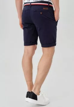 INDICODE JEANS Short - Navy -INDICODE JEANS Boutique 604773e6feef414792bc5fbb553ba0dc