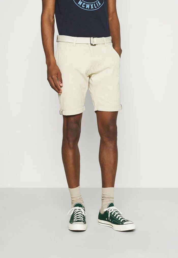 INDICODE JEANS KAISER CHINO EXCLUSIV - Short - Fog 1 INDICODE JEANS KAISER CHINO EXCLUSIV - Short - Fog