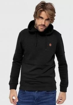 INDICODE JEANS Sweat à Capuche - Black