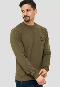 INDICODE JEANS BEECHEN - Sweatshirt - Army -INDICODE JEANS Boutique 61a6aca165d842bab52639501f08445c