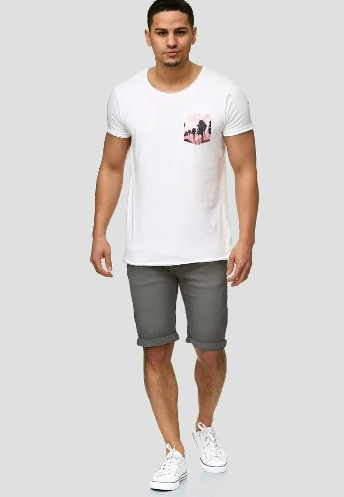 INDICODE JEANS CUBA CADEN - Short En Jean - Dark Grey 2 INDICODE JEANS CUBA CADEN - Short En Jean - Dark Grey – Image 2