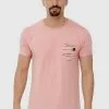 INDICODE JEANS MORAN - T-shirt Imprimé - Coral Cloud
