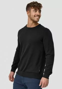 INDICODE JEANS Sweatshirt - Black -INDICODE JEANS Boutique 62d81ff174054ad9be7774faea8e008f