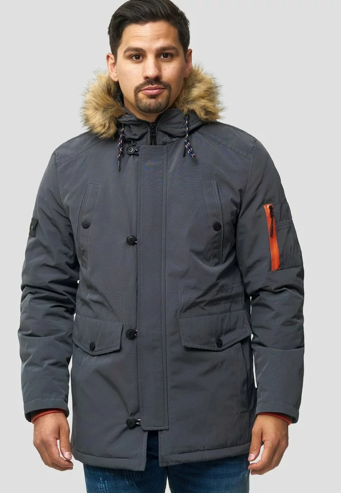 INDICODE JEANS LEICESTER - Veste D'hiver - Grey 1 INDICODE JEANS LEICESTER - Veste D'hiver - Grey