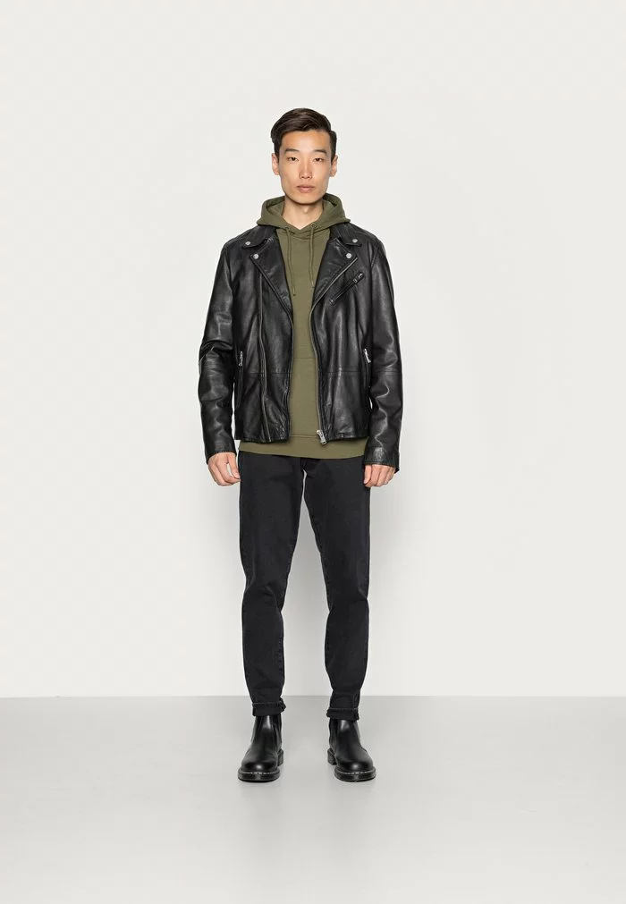 INDICODE JEANS HALE 2 PACK - Sweatshirt - Charco/army 1 INDICODE JEANS HALE 2 PACK - Sweatshirt - Charco/army