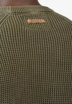 INDICODE JEANS IDROCKFORD - Pullover - Dark Olive -INDICODE JEANS Boutique 644815def2204664aaa94d65402ac6e3