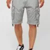 INDICODE JEANS CARGO ABNER - Short - Lt Grey