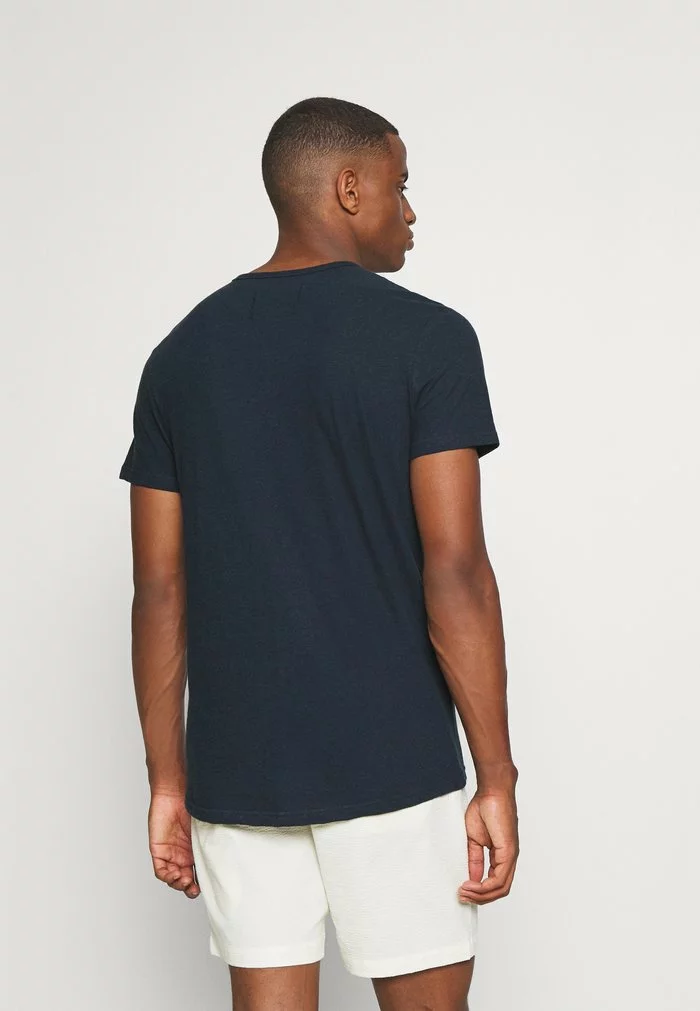 INDICODE JEANS COHEN - T-shirt Basique - Navy 3 INDICODE JEANS COHEN - T-shirt Basique - Navy – Image 3