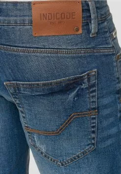 INDICODE JEANS CUBA CADEN - Short En Jean - Medium Indigo -INDICODE JEANS Boutique 65cc1751a0384625a50e98debc909ca8