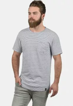 INDICODE JEANS IDALBIN - T-shirt Imprimé - Navy