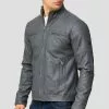 INDICODE JEANS BROOK - Veste En Similicuir - Raven