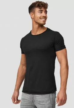 INDICODE JEANS WILBUR - T-shirt Imprimé - Schwarz -INDICODE JEANS Boutique 6774373a06ca44899a5a895f86fe35f8